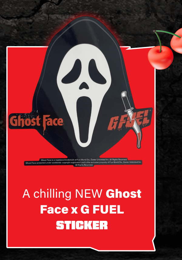 New Ghost Face x G Fuel Sticker