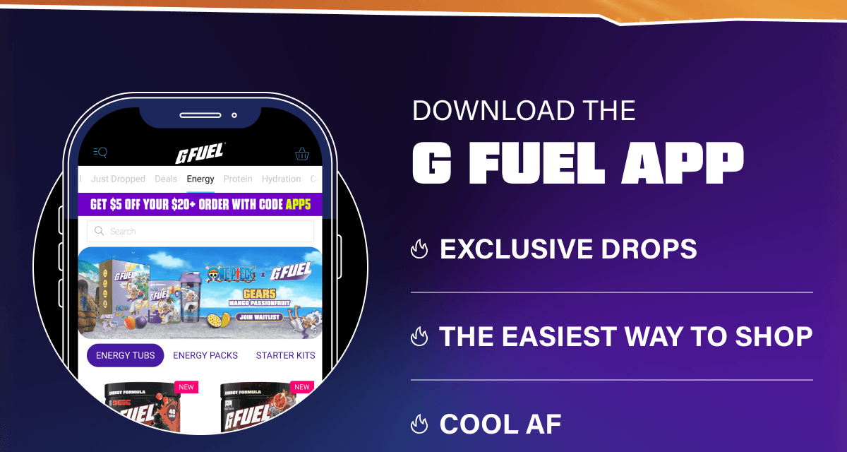 Download the G FUEL App
