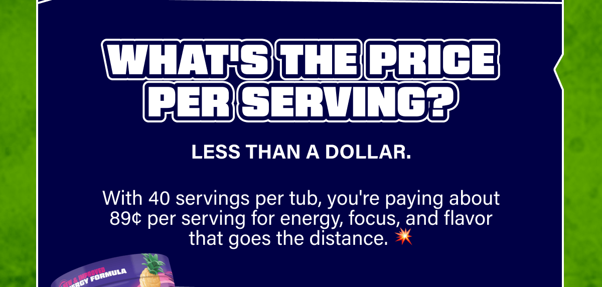 What's the price per serving?