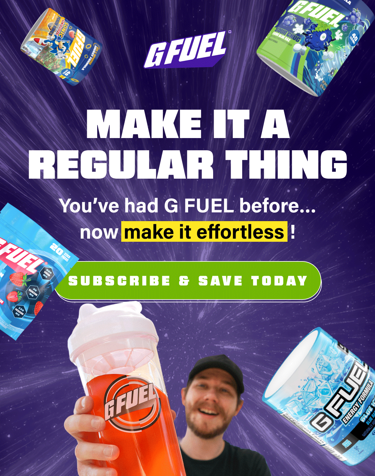 G Fuel® | Subscribe And Save Today