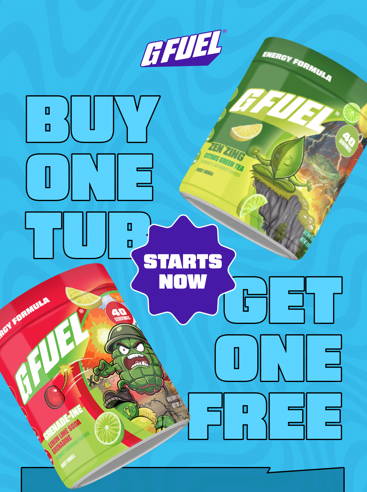 G Fuel® | Buy One Tub, Get One Free