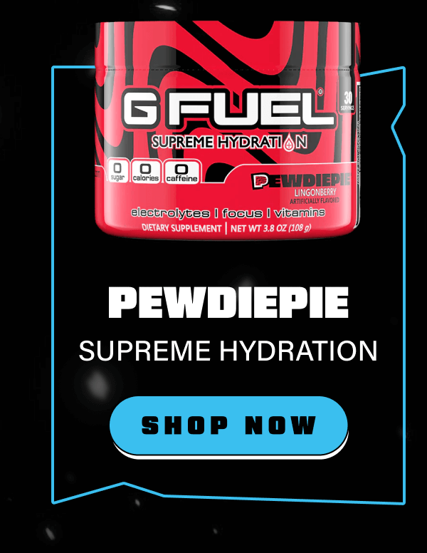 PewDiePie Supreme Hydration Caffeine-Free