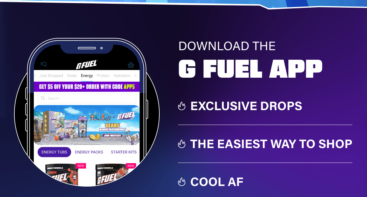 Download the G FUEL App