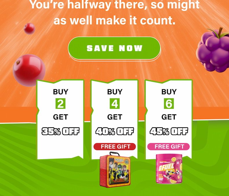 You’re halfway there, so might as well make it count.