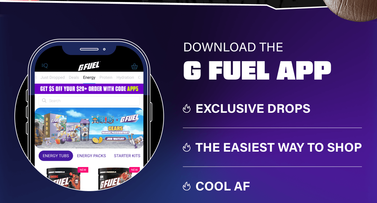 Download the G FUEL App