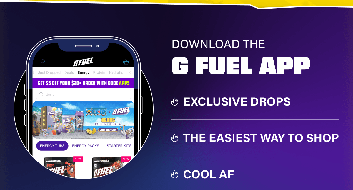 Download the G FUEL App