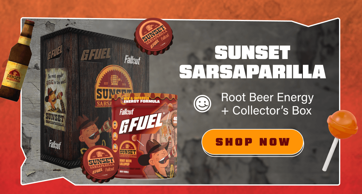 Sunset Sarsaparilla Root Beer Energy + Collector’s Box