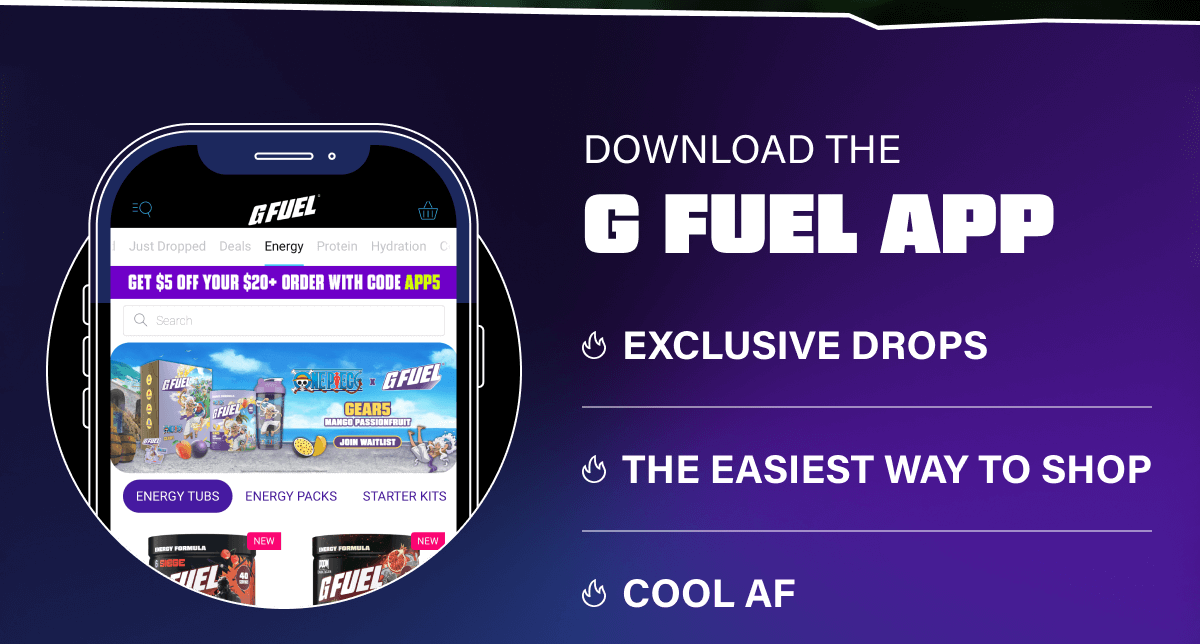 Download the G FUEL App
