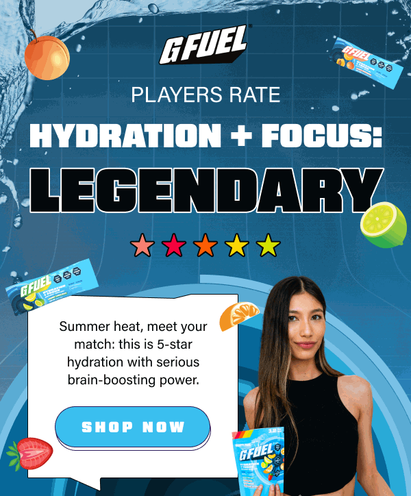 GFUEL | Hydration + Focus: Legendary