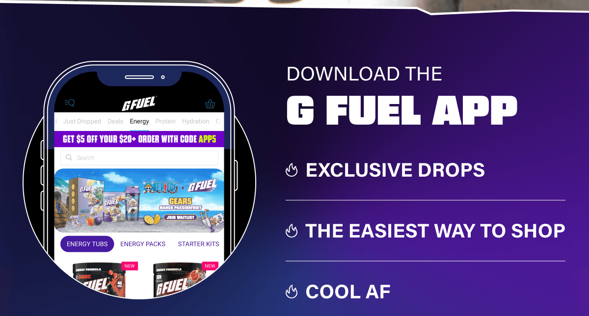 Download the G FUEL App
