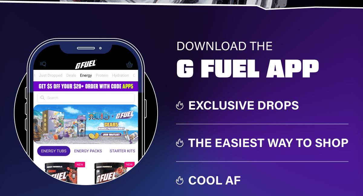 Download the G FUEL App