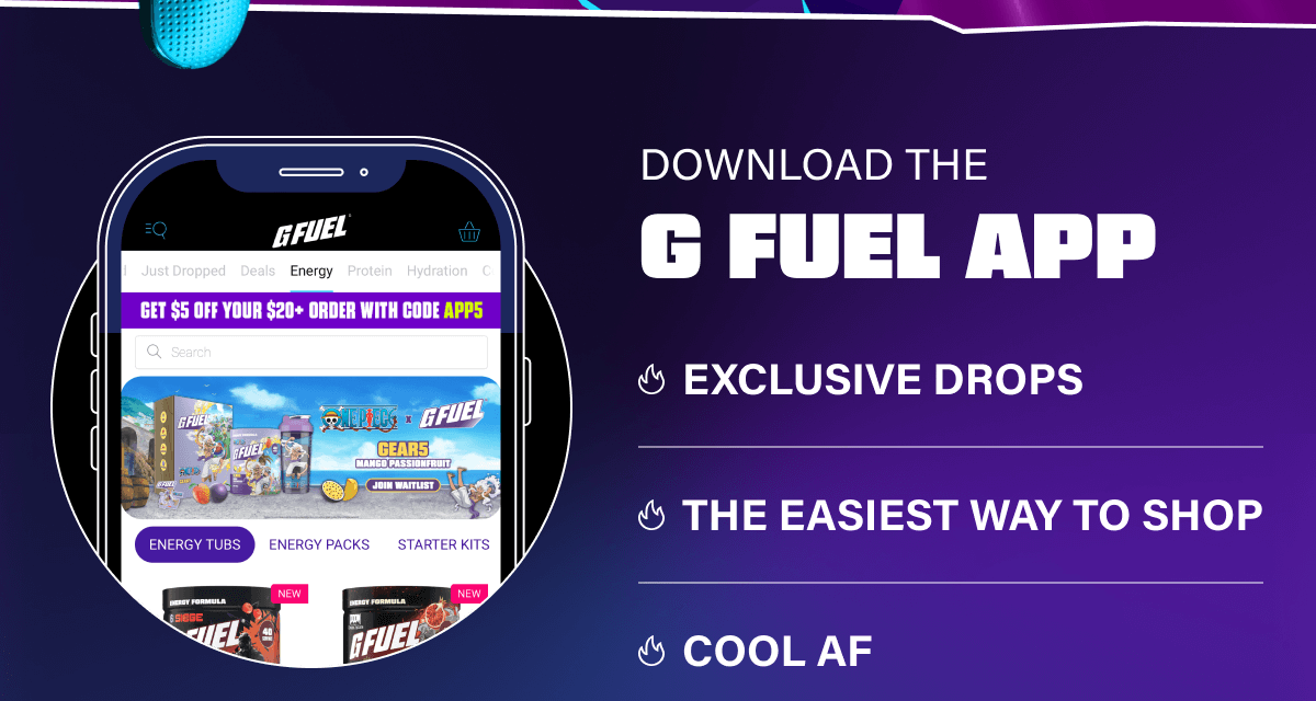 Download the G FUEL App