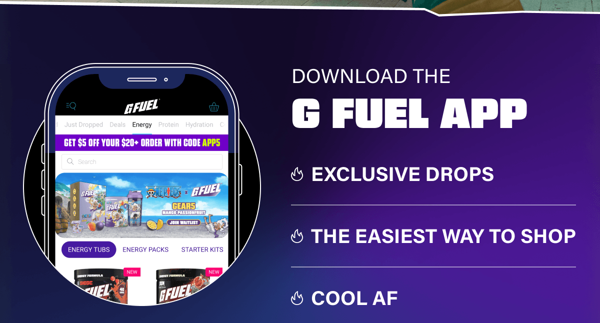 Download the G FUEL App