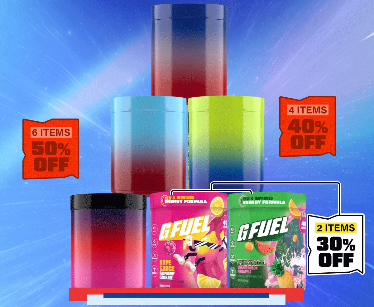 6 Items 50% Off | 4 Items 40% Off | 2 Items 30% Off