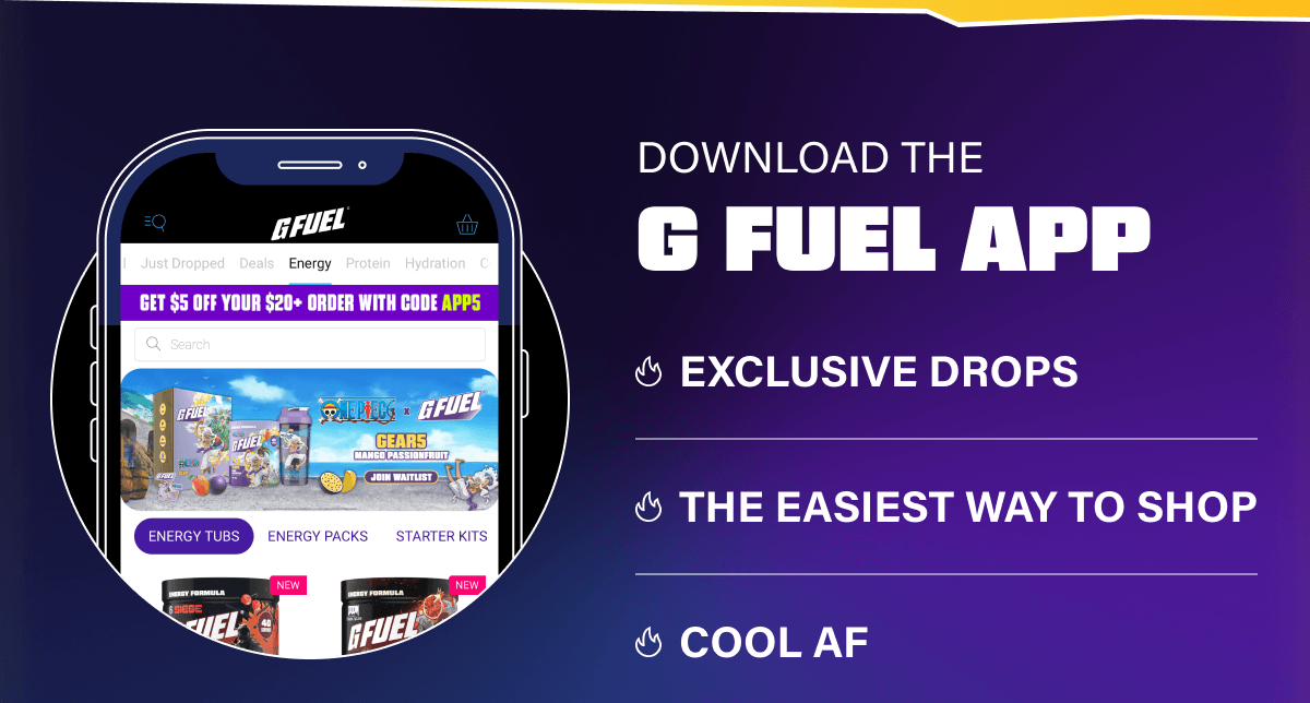 Download the G FUEL App
