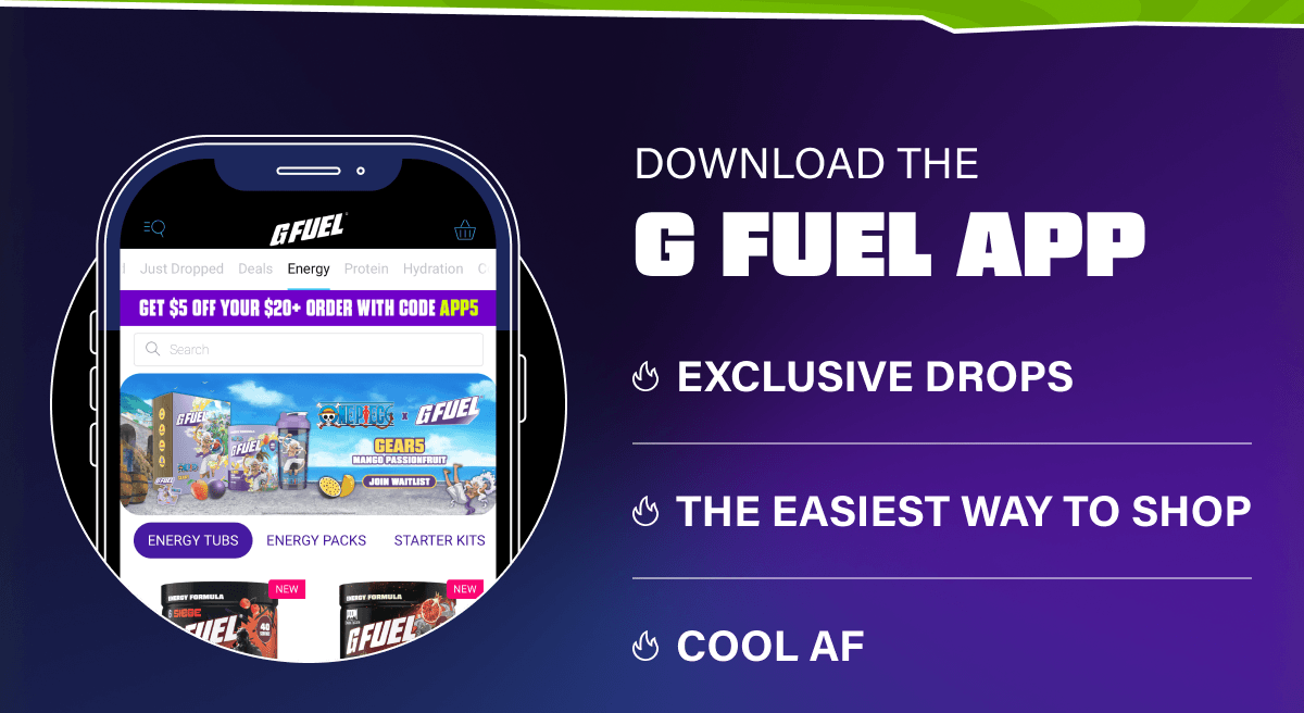 Download the G FUEL App