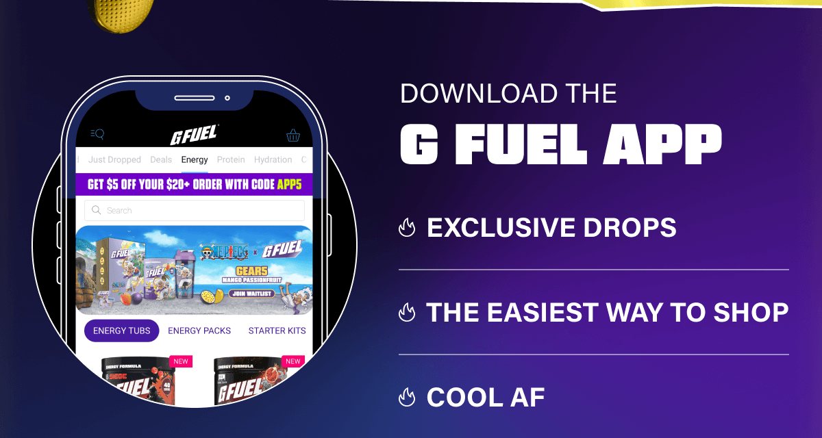 Download the G FUEL App