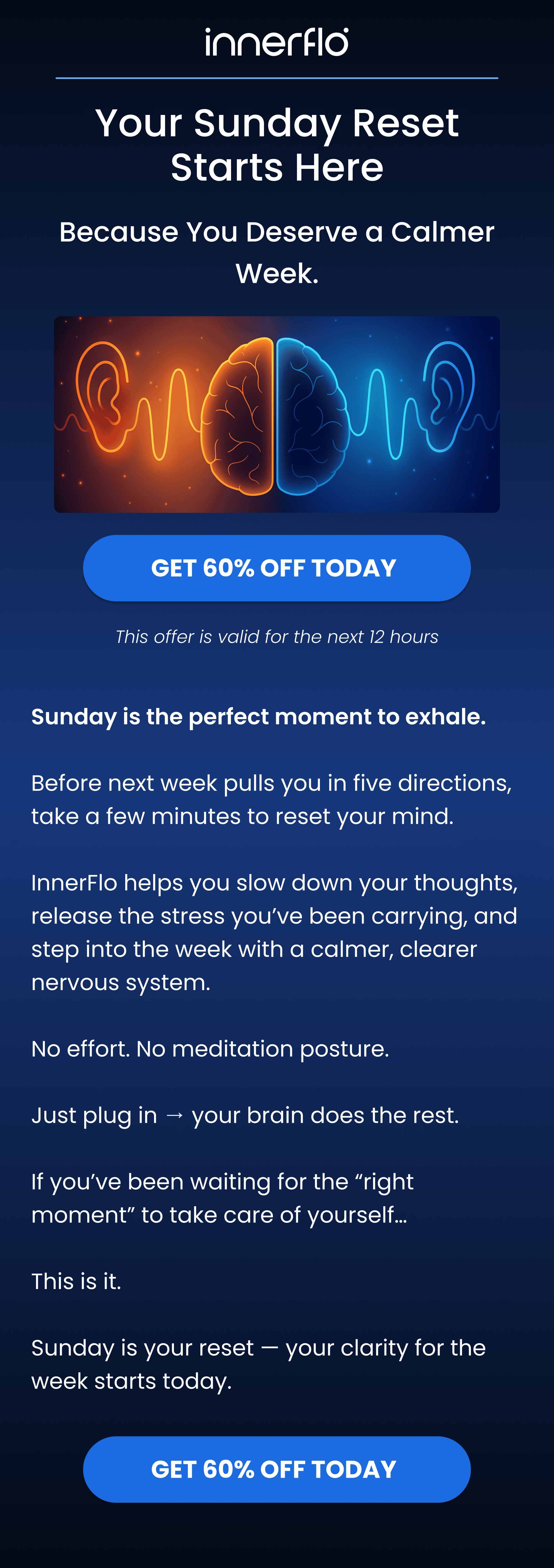 Your sunday reset starts here.