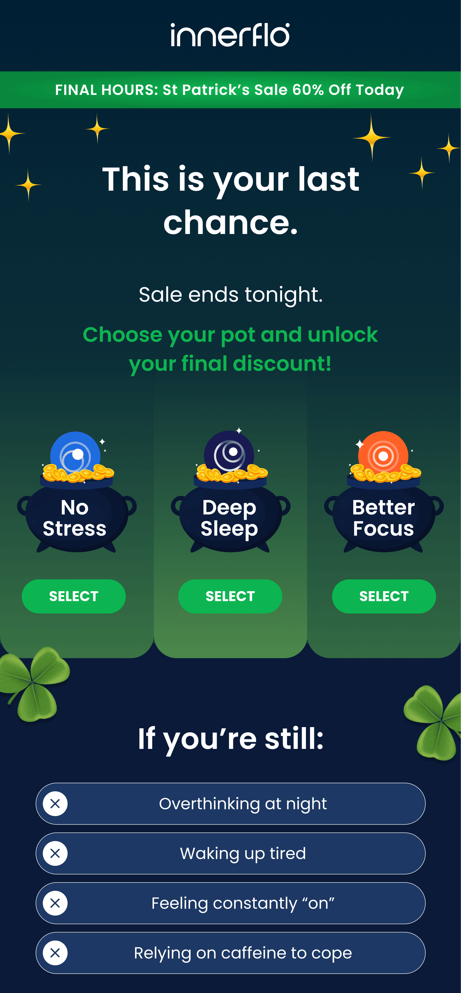 St Patricks Sale: Get 60% off