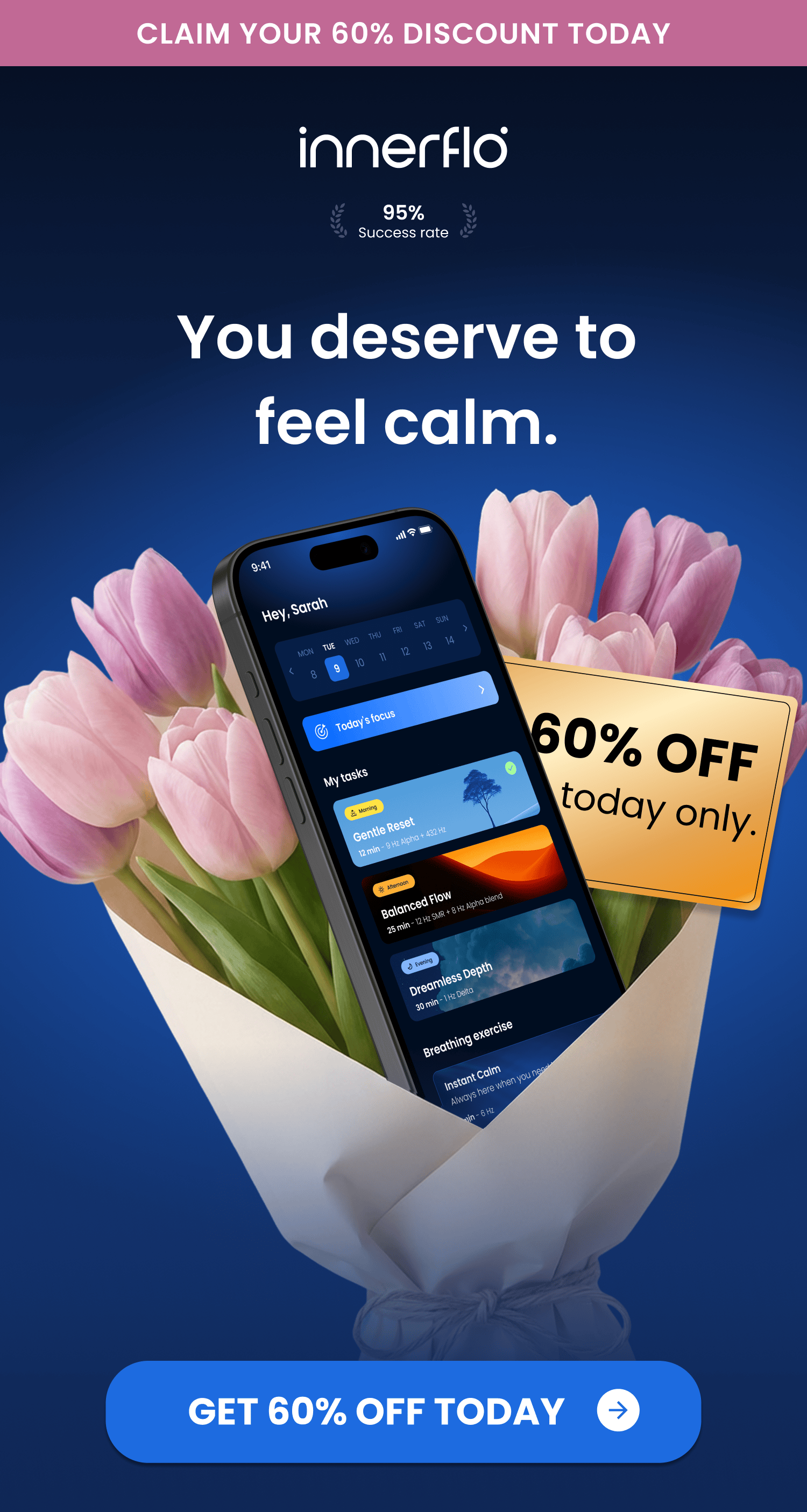 You deserve to feel calm.