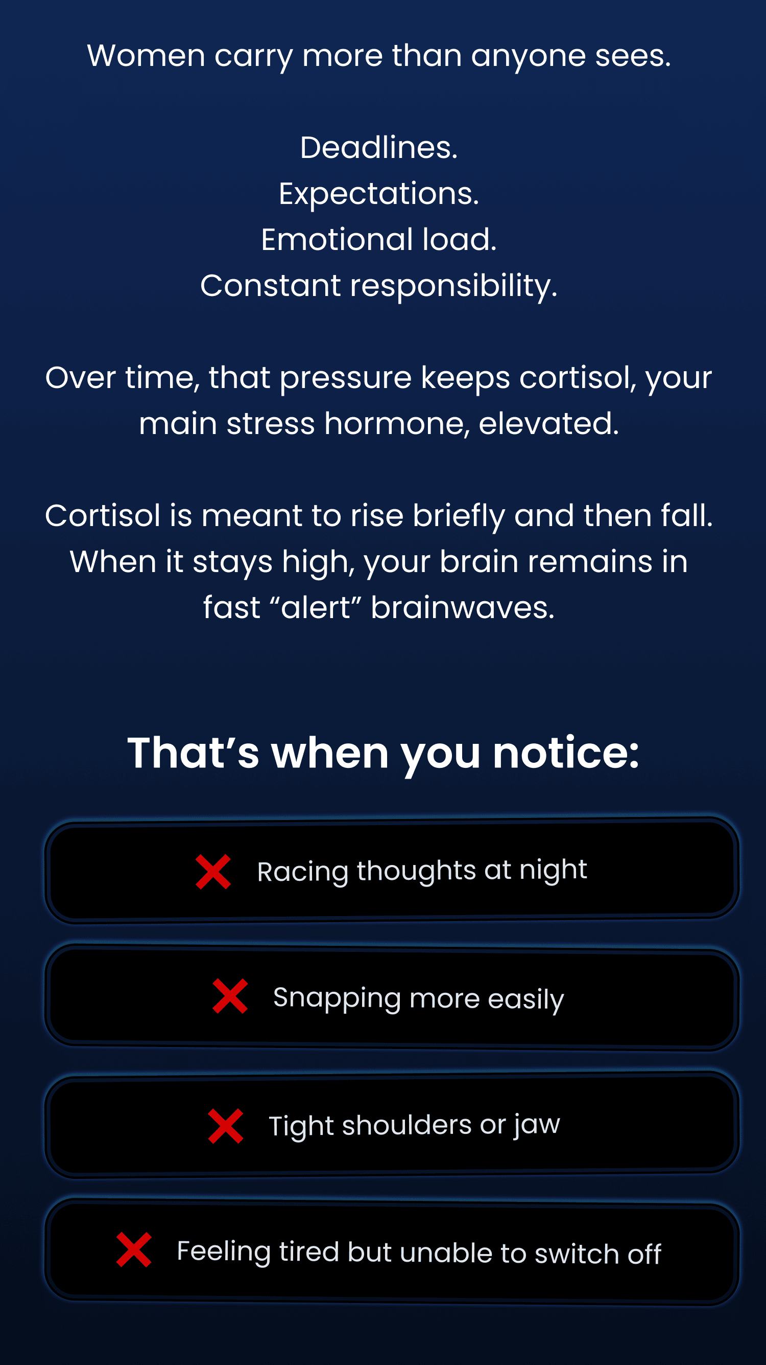 You deserve to feel calm.