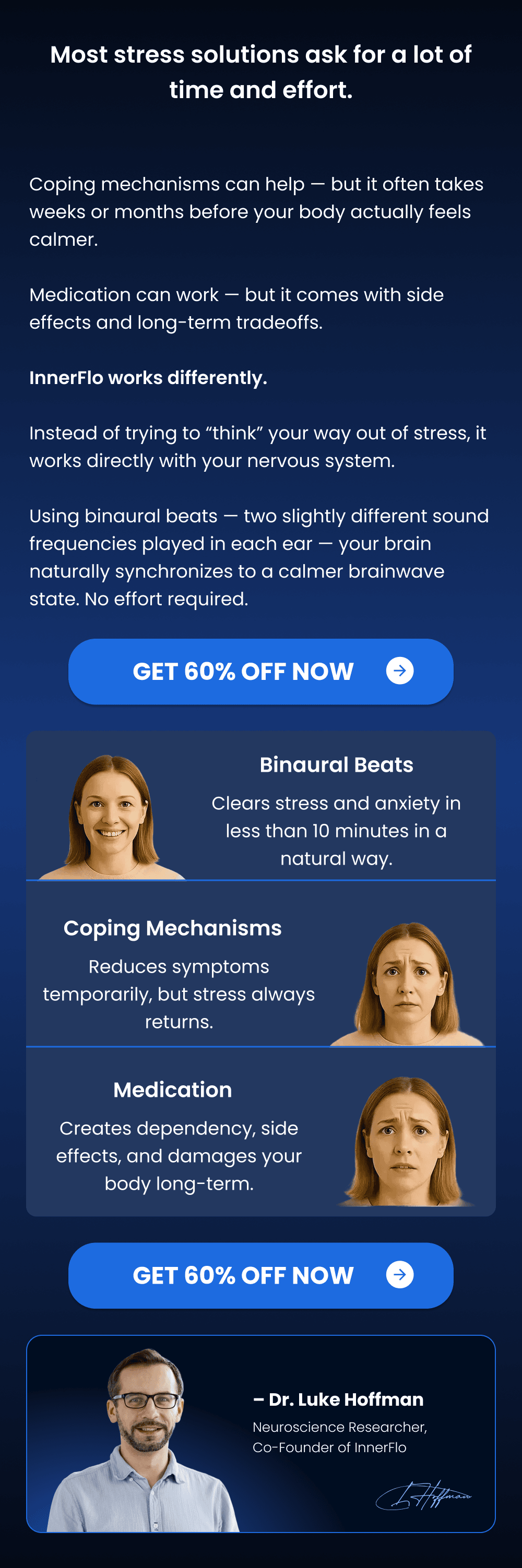 Most stress solutions ask for a lot of time and effort.