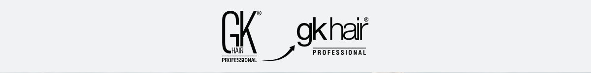 GK Hair Professional logo.