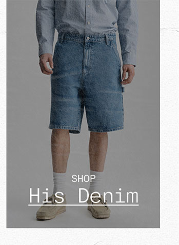 Shop His Denim