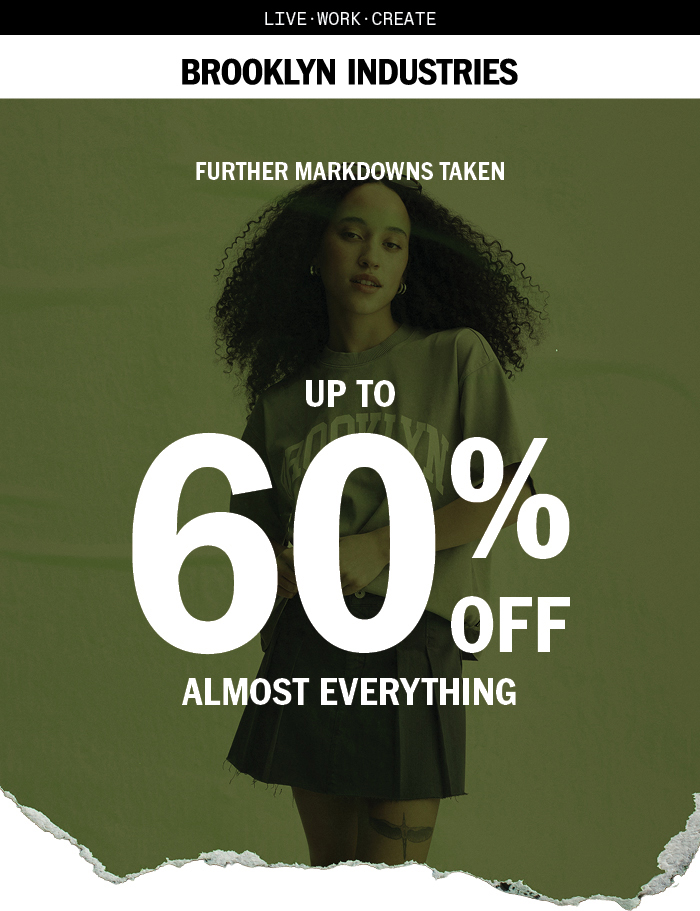 End of Season Sale Further Markdowns Taken