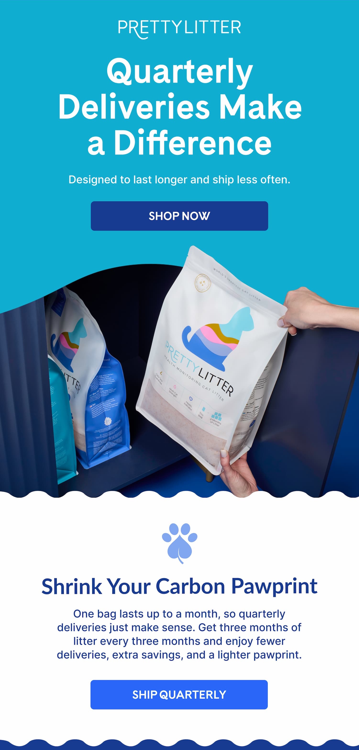 Quarterly Deliveries Make a Difference | SHOP NOW