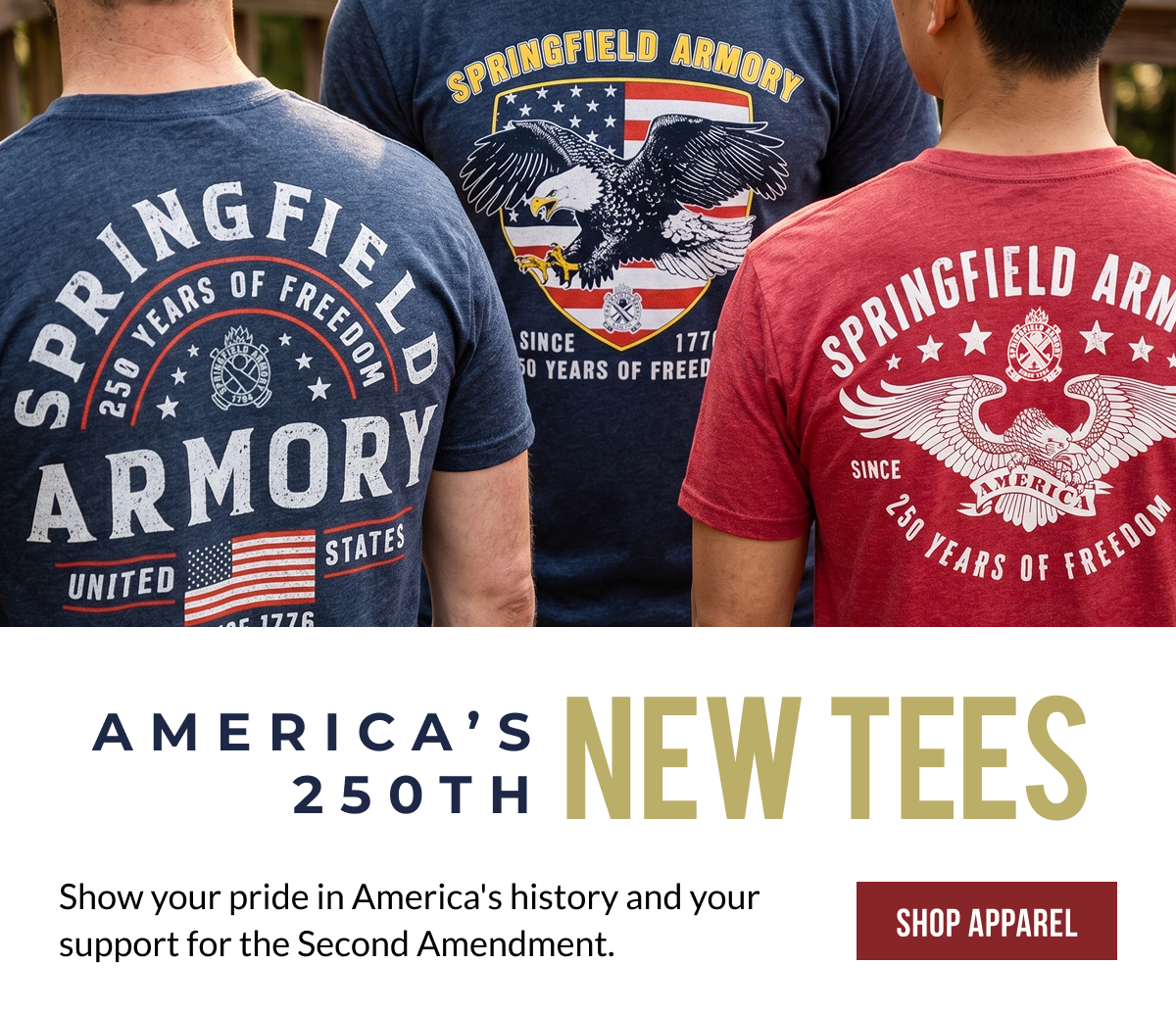 Shop 20% OFF America's 250th New Tees