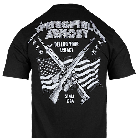 Heavyweight Metal Rifles Tee, Black Heavyweight Metal Rifles Tee, Black
