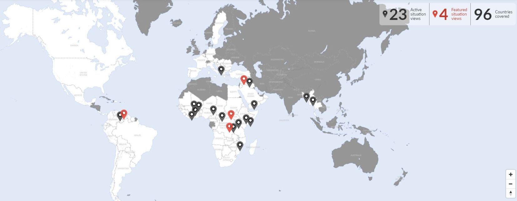 Portal de emergencias de ACNUR