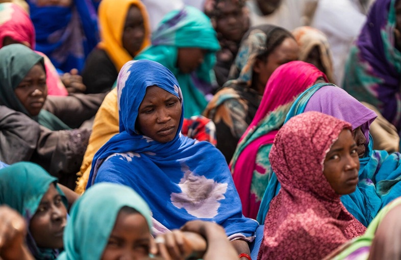 Refugiadas sudanesas en Chad.