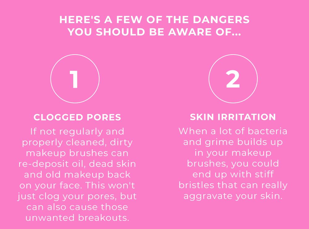 Do you know the dangers of dirty makeup brushes? 🤯 Iso Clean