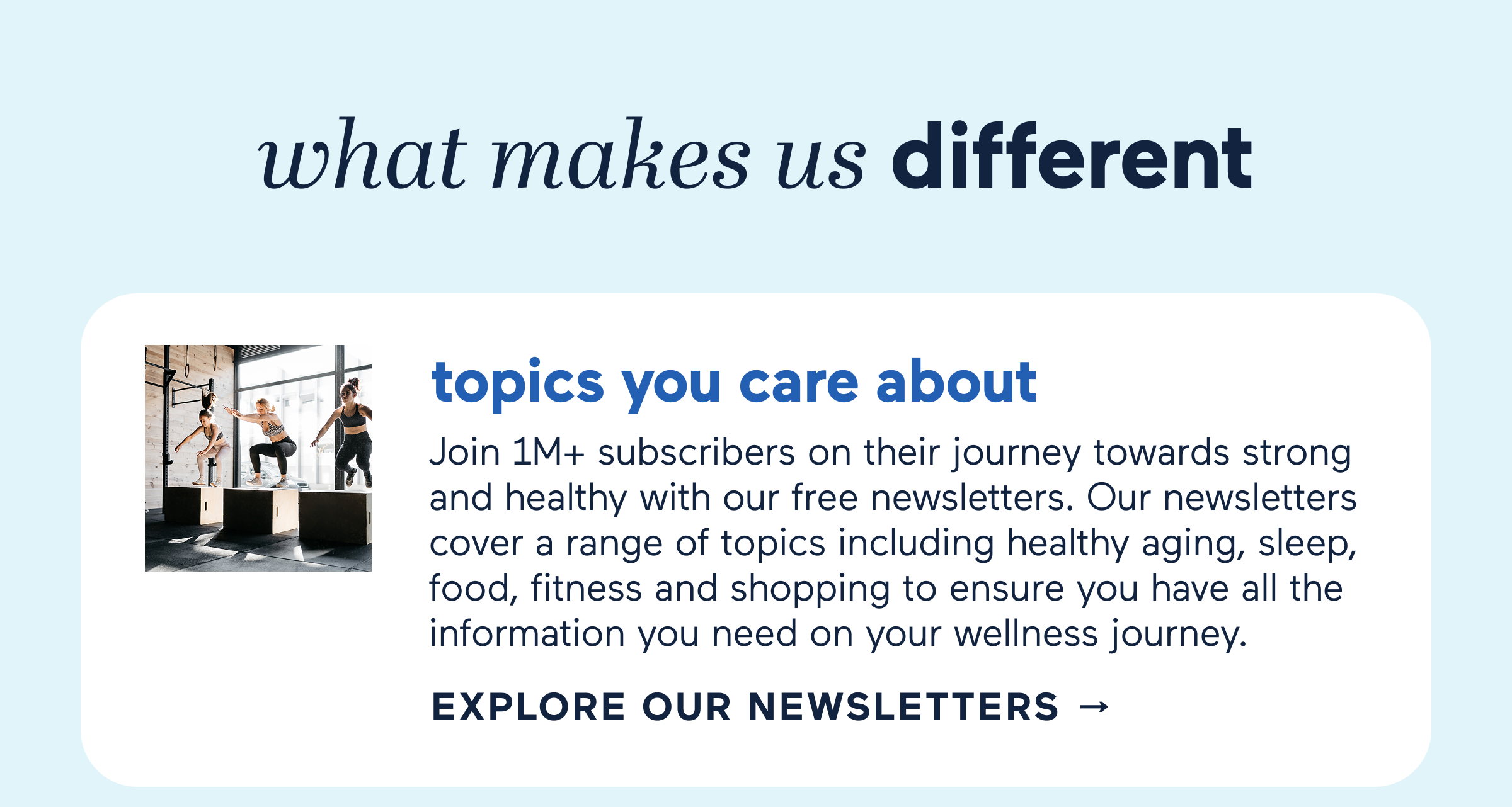 topics you care about