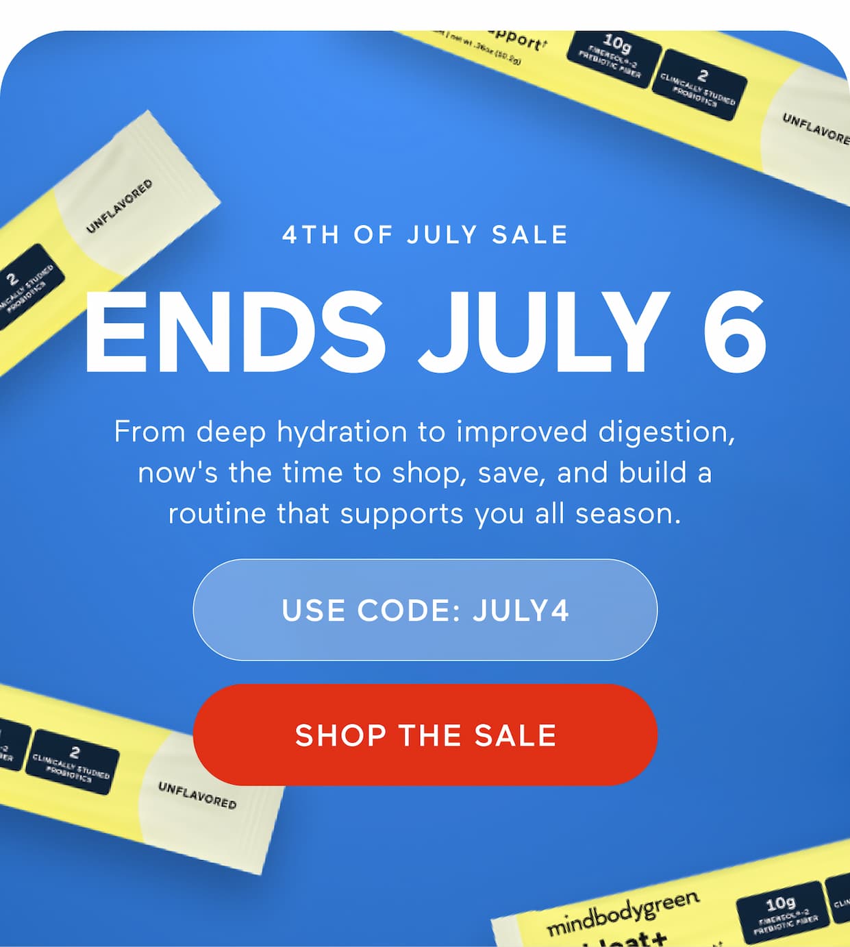 From deep hydration to improved digestion, now's the time to shop, save, and build a routine that supports you all season.