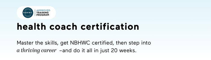mindbodygreen | health coach certification