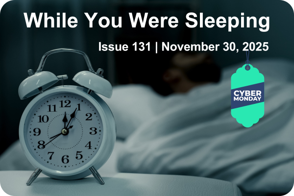 While Your Were Sleeping | Issue 131 | November 30, 2025