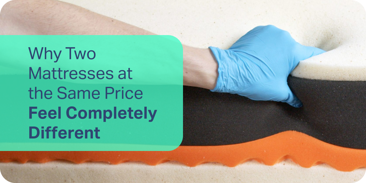 Why Two Mattresses at the Same Price Feel Completely Different