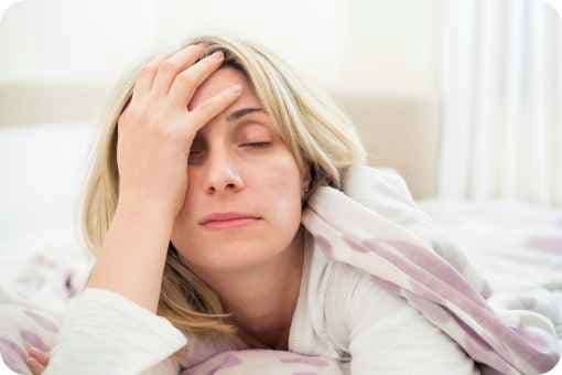 Women after poor sleep