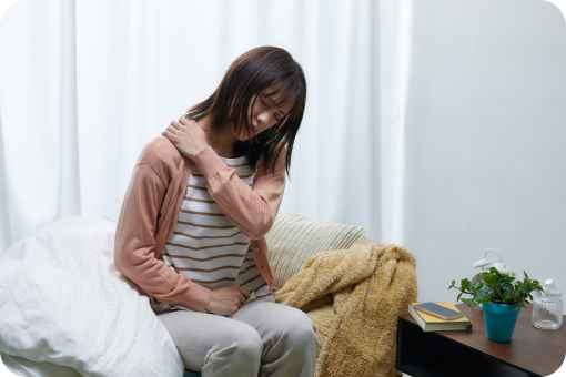 Women waking with shoulder pain