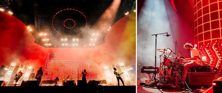 Photos of ADJ Encore DMX used on The Strokes at Coachella 2026