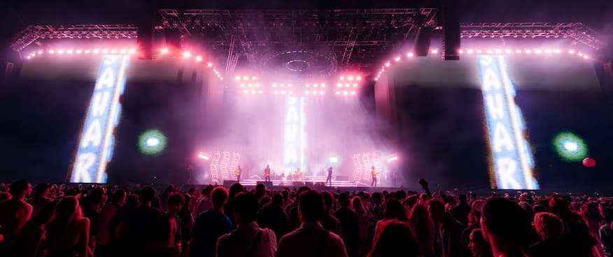 Photo of ADJ Encore DMX used on The Strokes at Coachella 2026