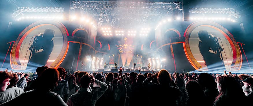 Photo of ADJ Encore DMX used on The Strokes at Coachella 2026