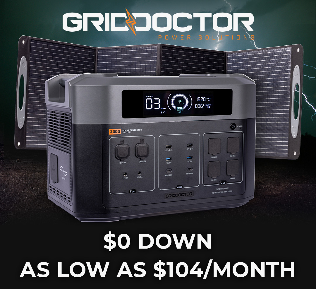 Grid Doctor 3300 delivered to your door with $0 down and payments starting at just $104/month.