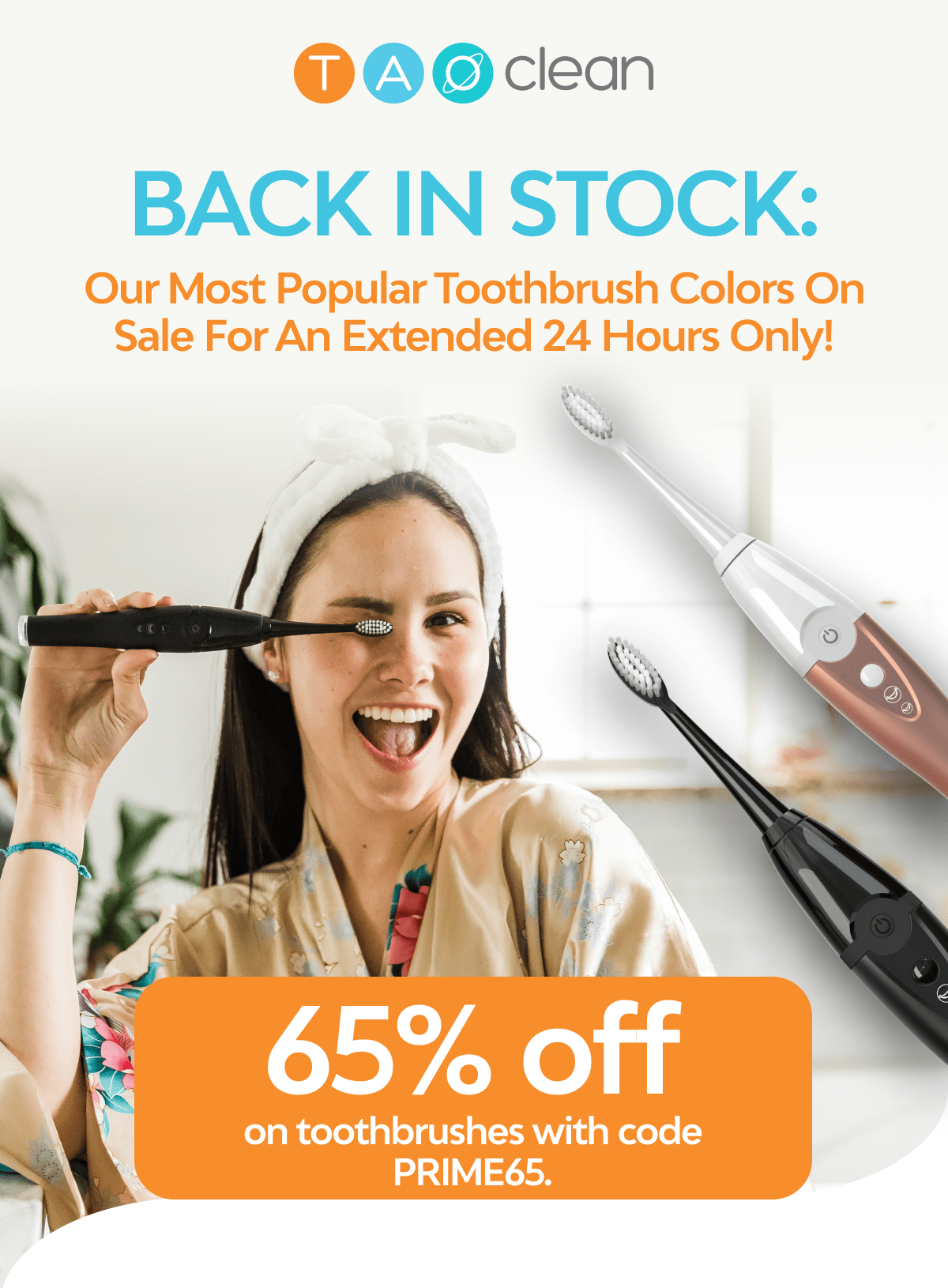 The Toothbrush Color of Your Dreams 🤩 TAO Clean