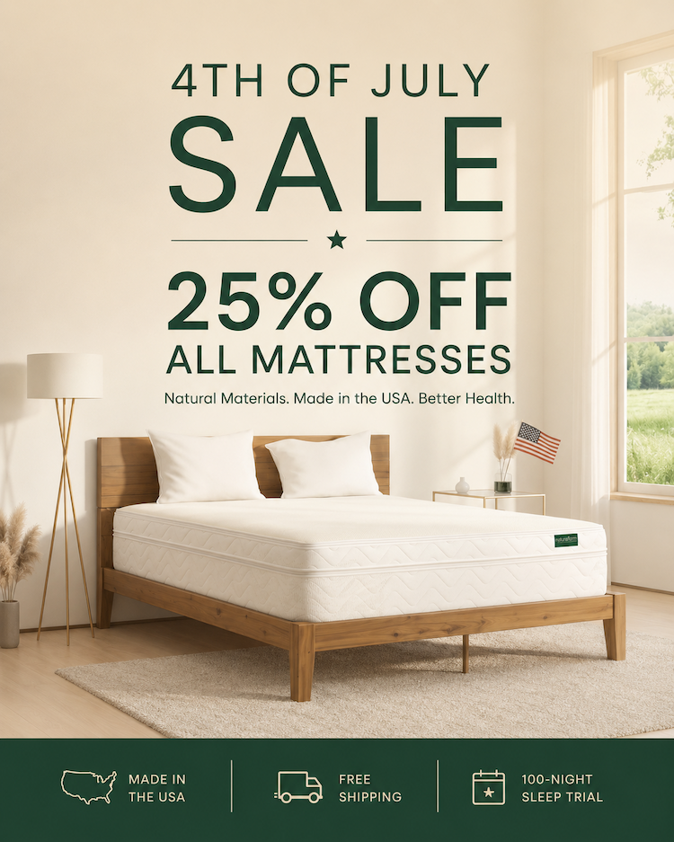 an image of a woman laying on a bed with a mattress