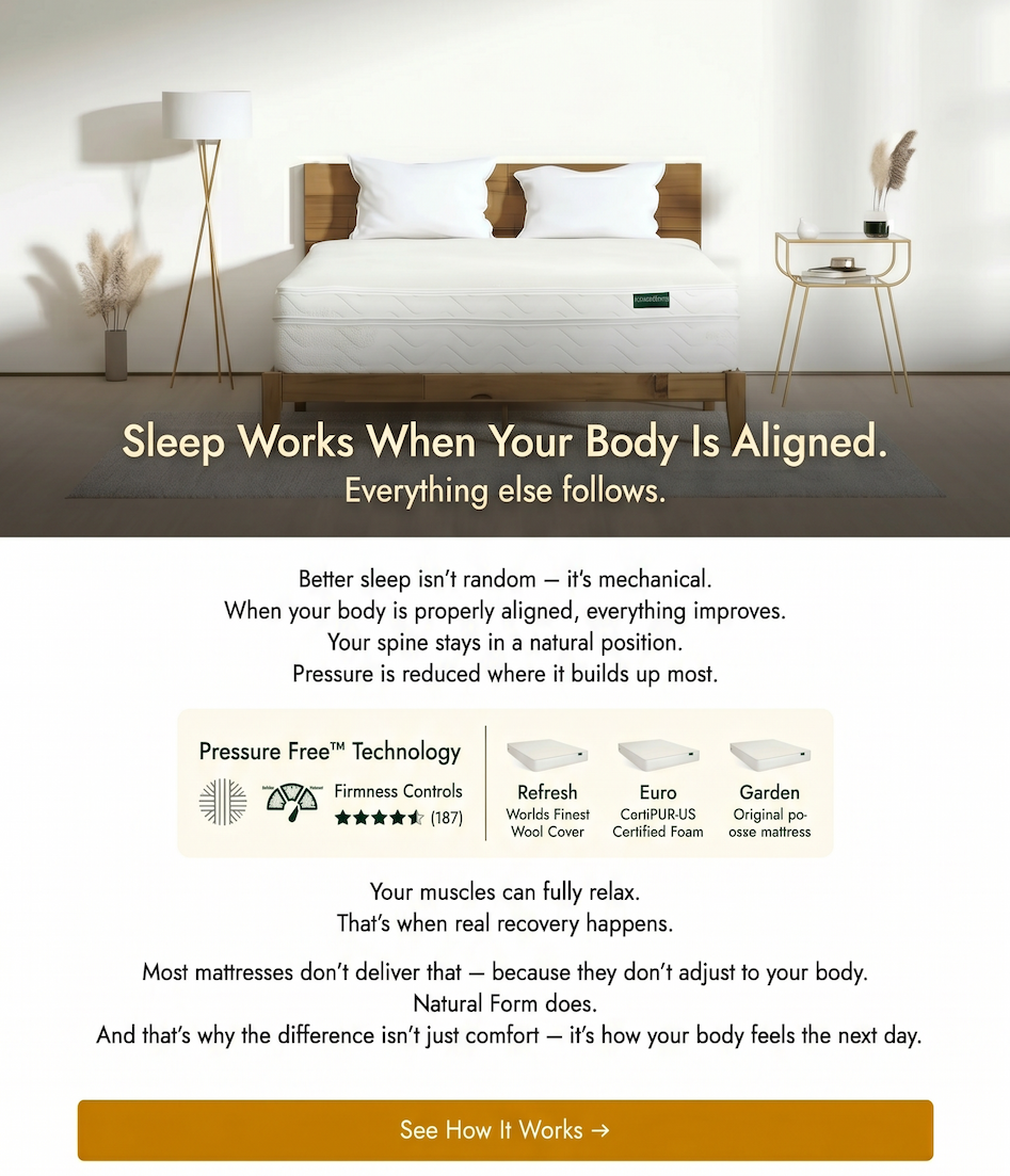 an image of a woman laying on a bed with a mattress