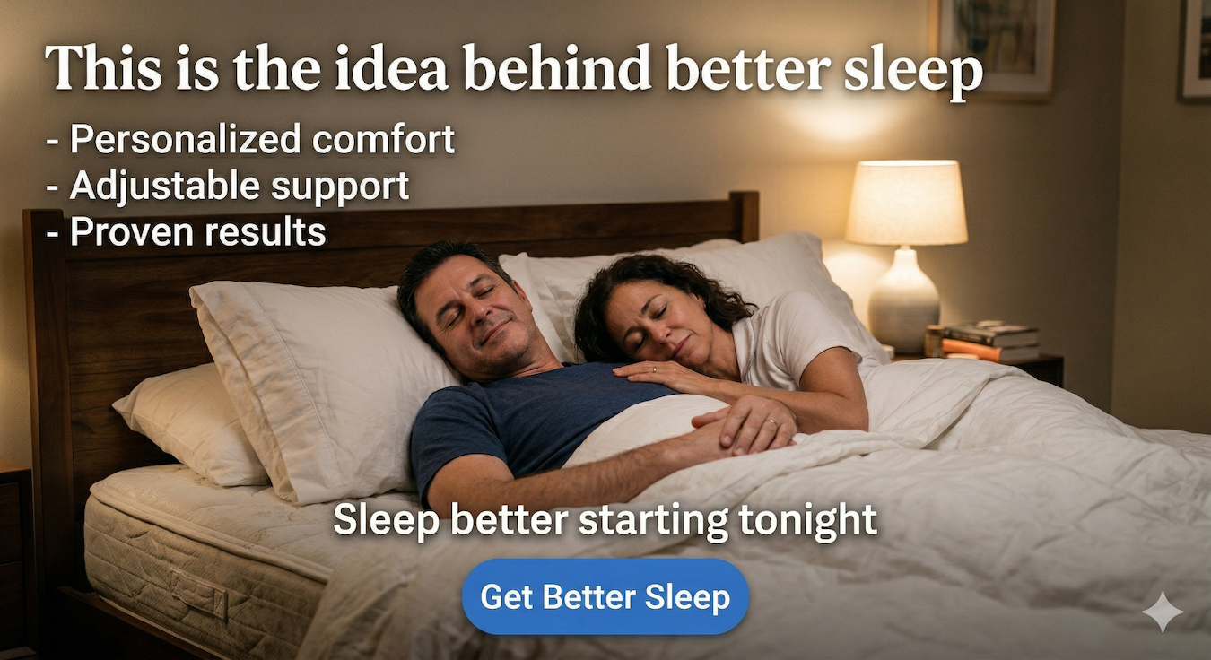 an image of a woman laying on a bed with a mattress